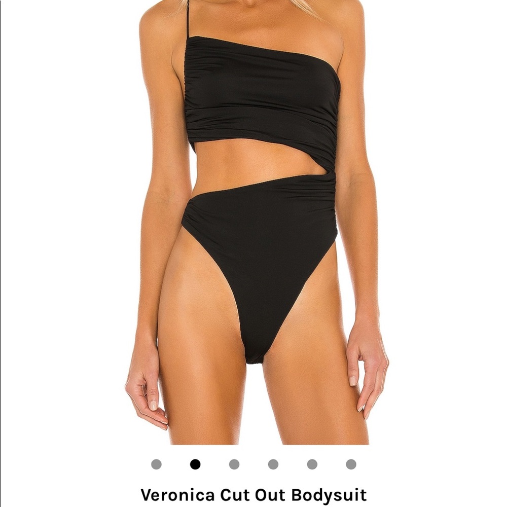 Superdown black bodysuit